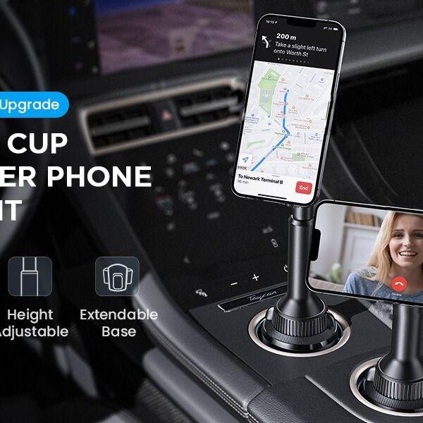 Brave Car Cup Holder Phone Mount Magnetic