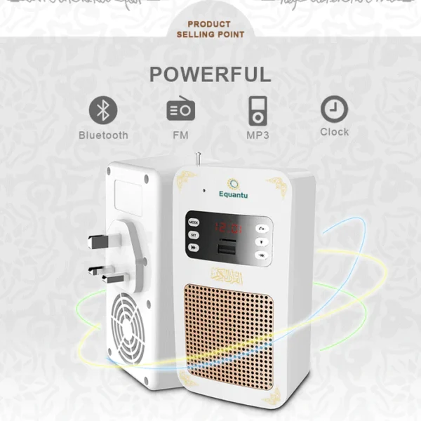 Equantu Smart Wall Plug Speaker Quran