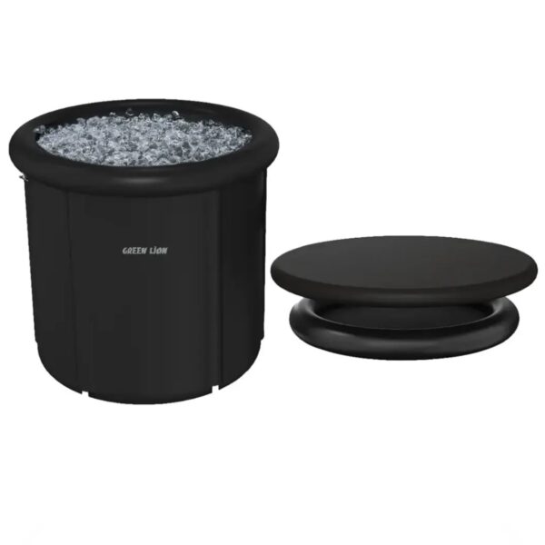 Green Lion Ice Bath Tub - Black