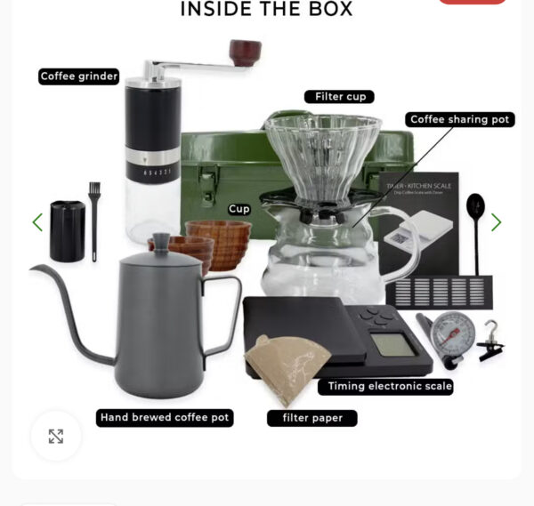 V60 Coffee Kit In Box - Image 3