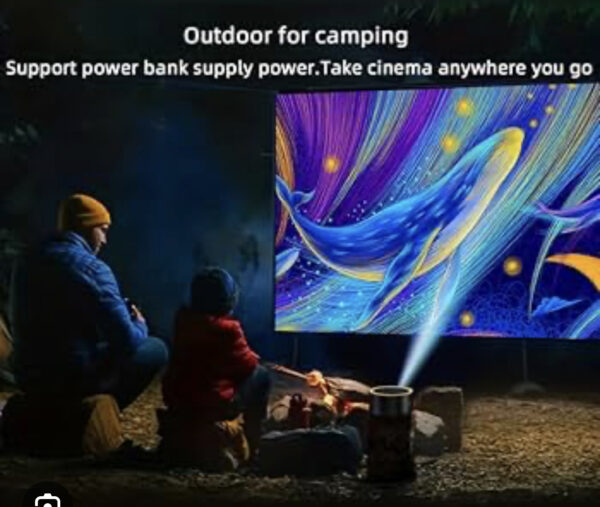 Portable Cinema 3 In 1 projector + screen + tripod