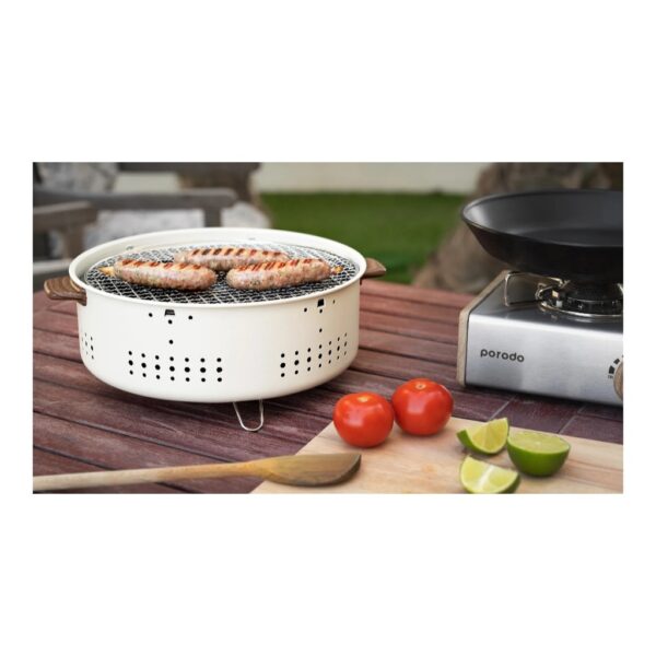 Lifestyle Camping Mini Outdoor Round BBQ - Image 4