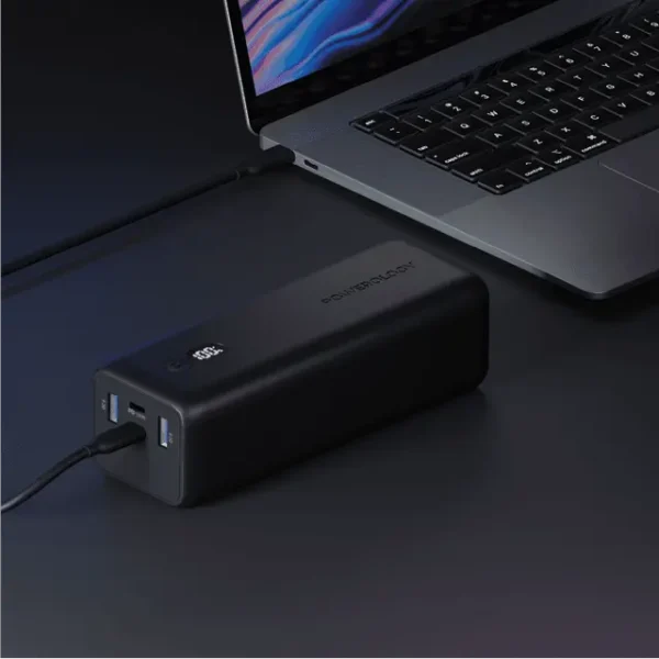 Powerology Onyx Dual USB-C Power Bank 30000mAh PD 100W - Image 2