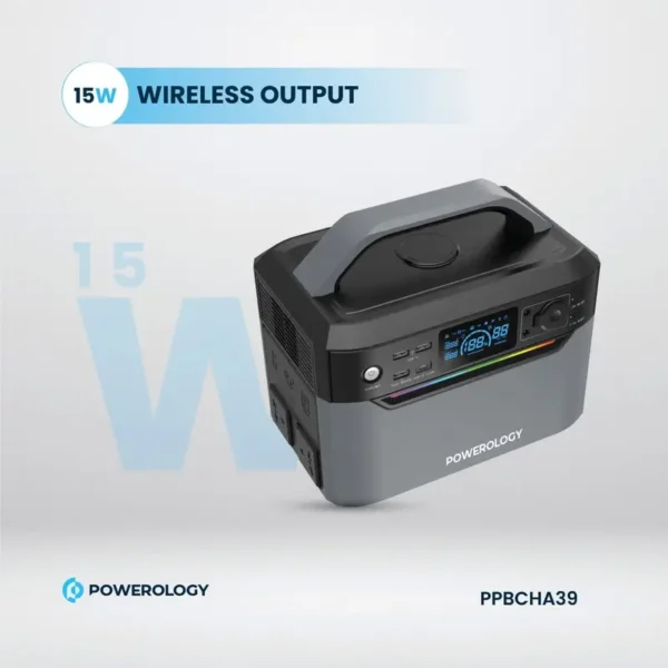 Powerology PPBCHA39 120000mAh 600W Dual AC Socket Power Generator - Image 7