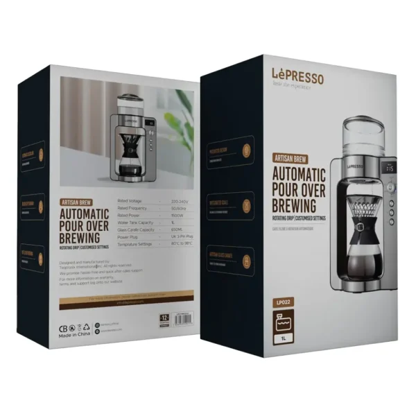 Lepresso Automatic Pour Over Brewing - Silver - Image 2