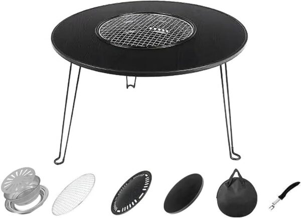 Portable Folding Camping Grill Table - Image 8