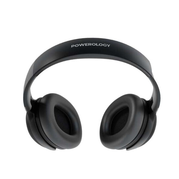 Powerology Noise Cancellation Headphone - Black - Image 2