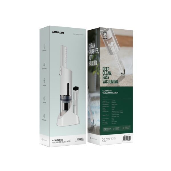 Green Lion Cordless Vacuum Cleaner - White - Image 2