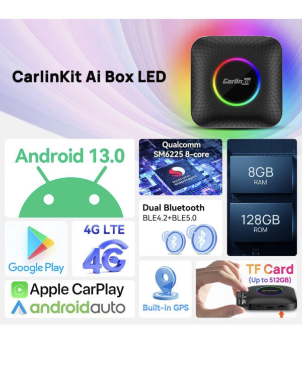 Carlinkit Android 13 Ai Box LED Version - Image 5