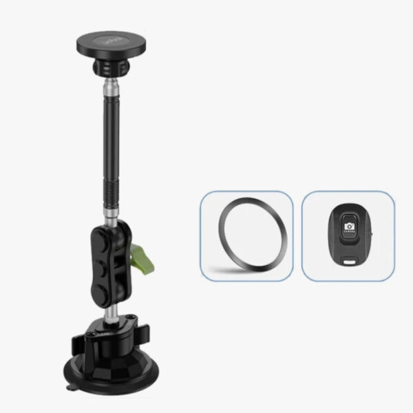 Lanparte Magnetic Car Phone Holder Adjustable Suction Cup Navigation Stand