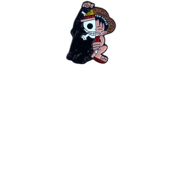 Anime Cartoon One Piec Pin, Metal Luffy