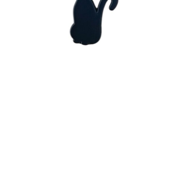 Black Cute Cat Logo