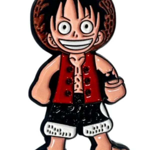 Metal sticker of Luffy