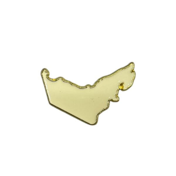 Badge UAE Map - Gold