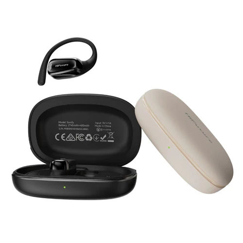 HiFuture SONIFY Open Ear Wireless Earbuds, 20 Hrs Playtime, AI ENC Noise Cancellation