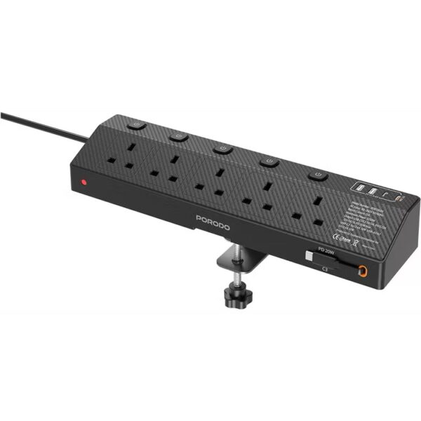 Porodo Voltguard Multiple Ports Power Socket