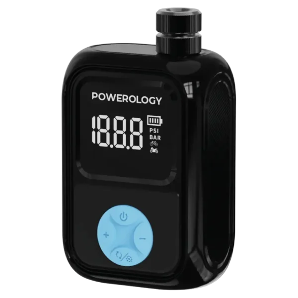 Powerology Portable Electric Tire Inflator - Black