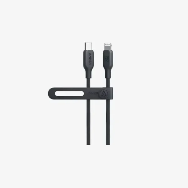 Anker 542 USB-C to Lightning Bio-Based 6ft Cable (Black)