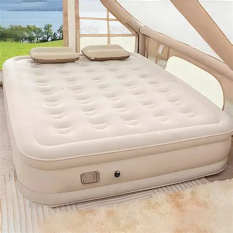 Double inflatable bed | Built-in Pump