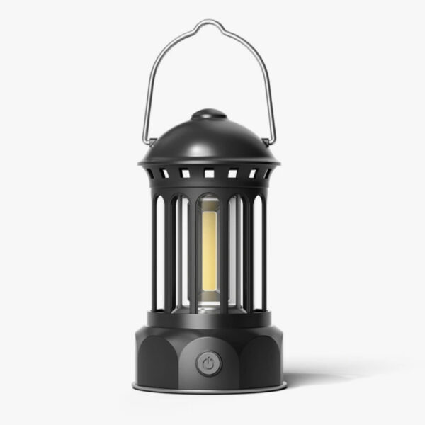 Portable Camping Lamp - Retro COB Battery-Powered Tent Light