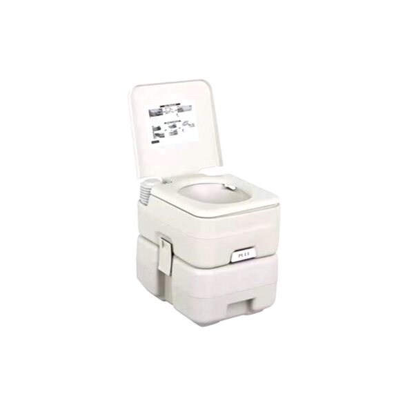 Camping Portable Toilet Flush 5 Gallon 20 L Outdoor Grey