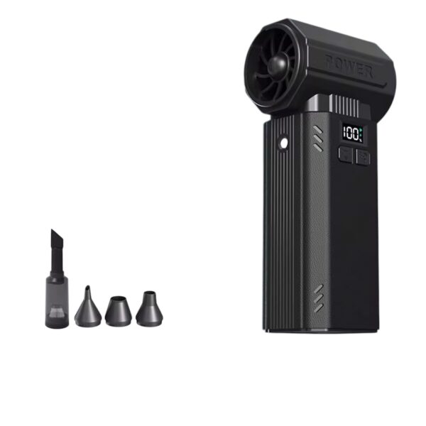 Powerful 400000 RPM Turbo Fan Air Blower Portable Wireless Dust Cleaner TypeC Charging Brushless Jet Blower Outdoor Home Clean