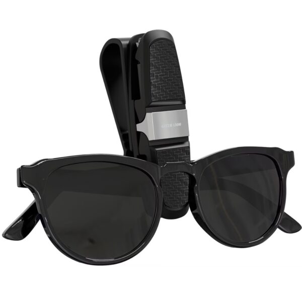 Green Lion Visor Guard Car Sunglasses Holder