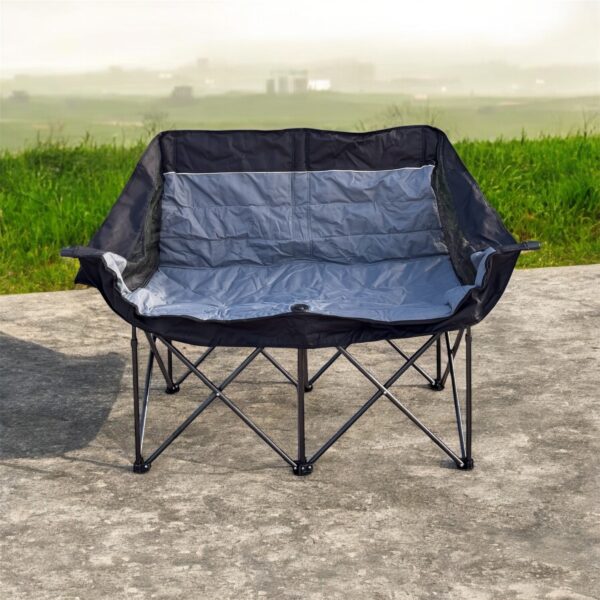 portable double camping chair - loveseat