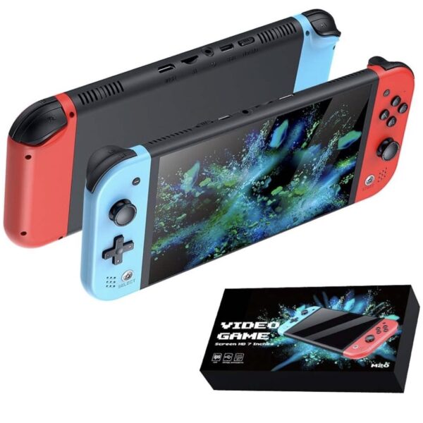 M20 7 Inch IPS Handheld Game Console Screen Portable Video Game Player EmuELEC 4.3 System Built in 30+ Simulators for PSP PS1