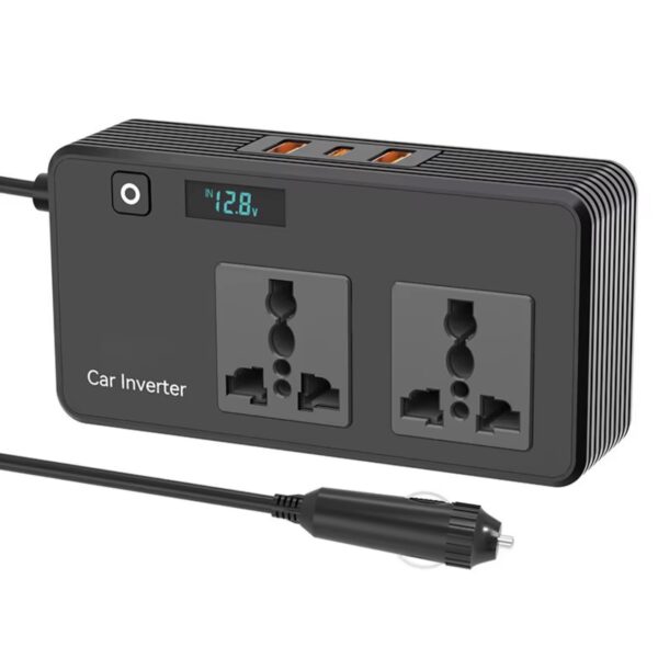 Portable 200W Car Power Inverter DC12V to AC220V Inverter