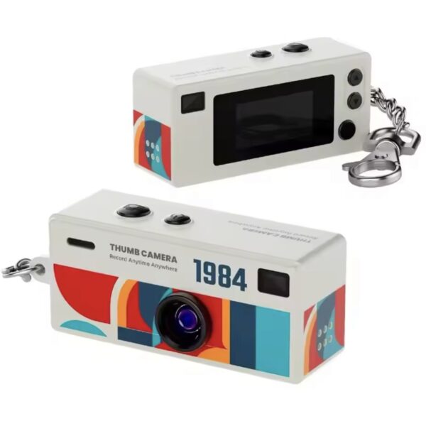 Mini Thumb Camera 1080P 120 Wide Angle Kodak Charmera 1984 Blind Box Keychain Camera
