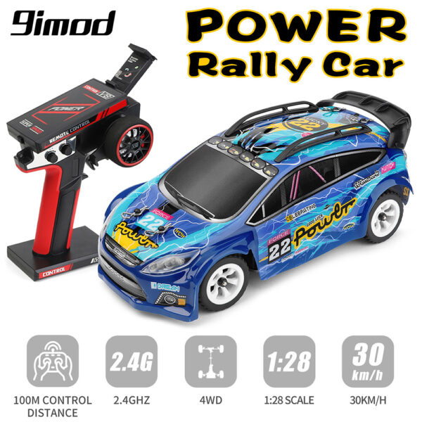 1/28 RC Rally Car 30km/h 4WD 2.4G RC Drift car Vehicle