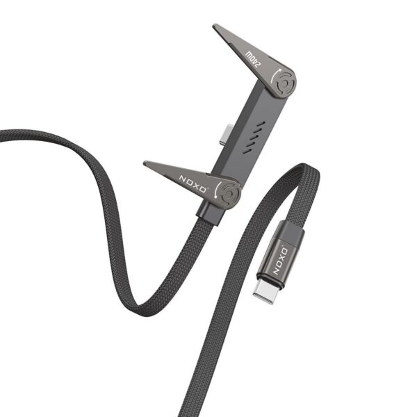 NOXO Type-C to Type-C 240W Data Cable with Built-in Stand